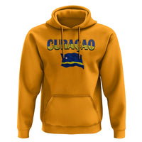 Vintage Curacao Flag Hoodie Dutch Caribbean Heritage Gift