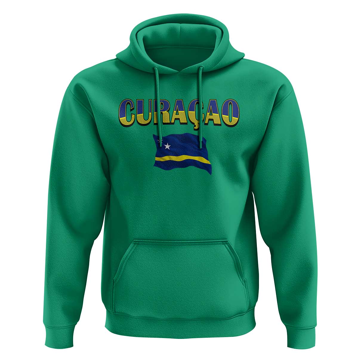 Vintage Curacao Flag Hoodie Dutch Caribbean Heritage Gift