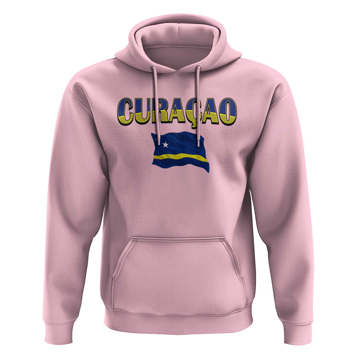 Vintage Curacao Flag Hoodie Dutch Caribbean Heritage Gift