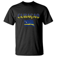 Vintage Curacao Flag T Shirt Dutch Caribbean Heritage Gift