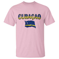 Vintage Curacao Flag T Shirt Dutch Caribbean Heritage Gift