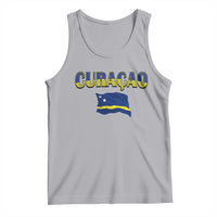 Vintage Curacao Flag Tank Top Dutch Caribbean Heritage Gift