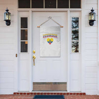 Vintage Ecuador Flag Heart Garden Flag Proud Ecuadorian Heritage Gift