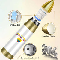 Vintage Ecuador Flag Heart Bullet Tumbler Proud Ecuadorian Heritage Gift