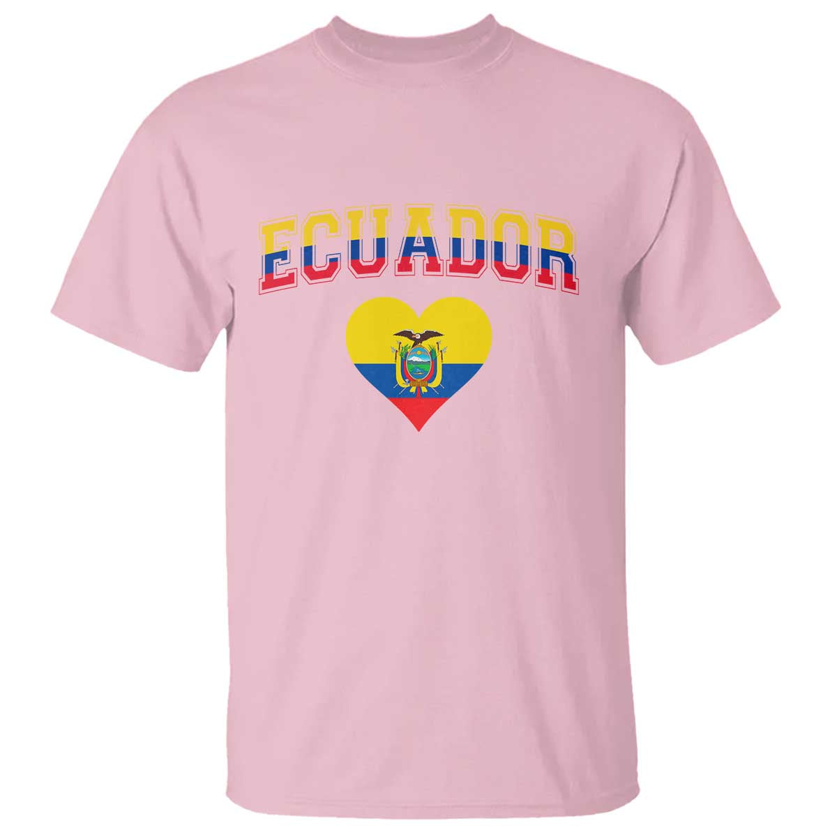 Vintage Ecuador Flag Heart T Shirt Proud Ecuadorian Heritage Gift