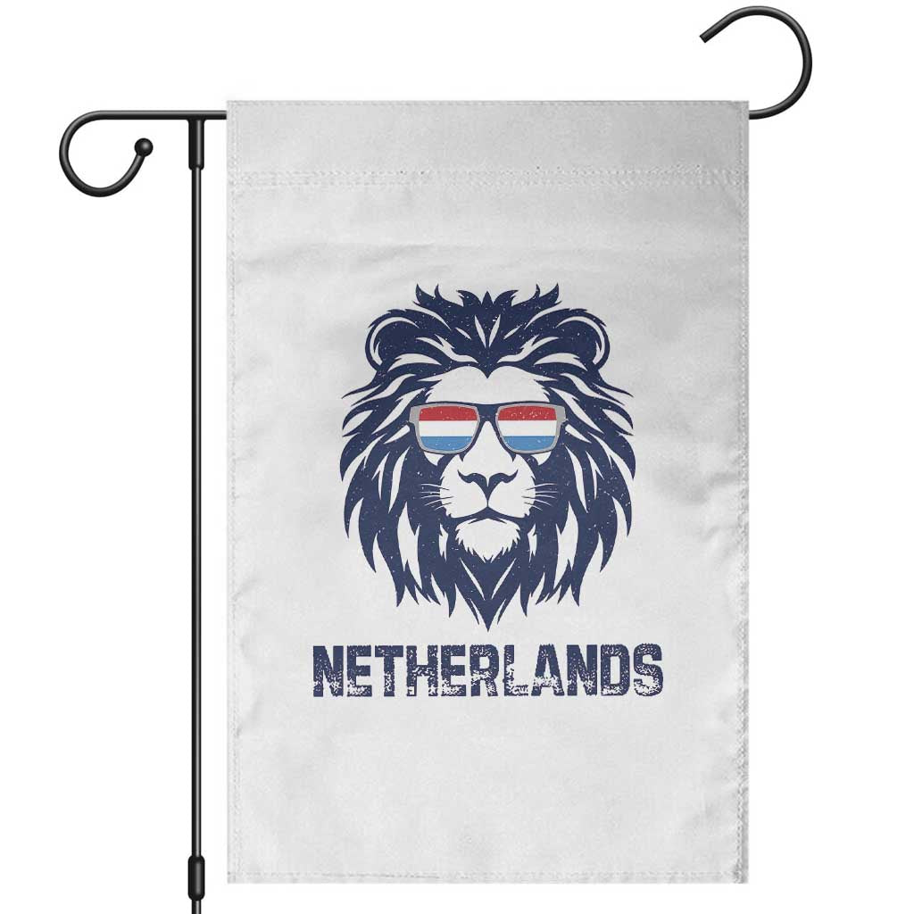Cool Dutch Lion With Sunglasses Garden Flag Netherlands Pride Gift