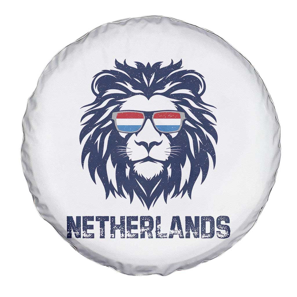 Cool Dutch Lion With Sunglasses Spare Tire Cover Netherlands Pride Gift
