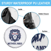 Cool Dutch Lion With Sunglasses Spare Tire Cover Netherlands Pride Gift