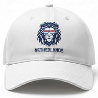 Cool Dutch Lion With Sunglasses Baseball Cap Netherlands Pride Gift