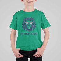 Cool Dutch Lion With Sunglasses T Shirt For Kid Netherlands Pride Gift