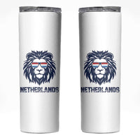 Cool Dutch Lion With Sunglasses Skinny Tumbler Netherlands Pride Gift