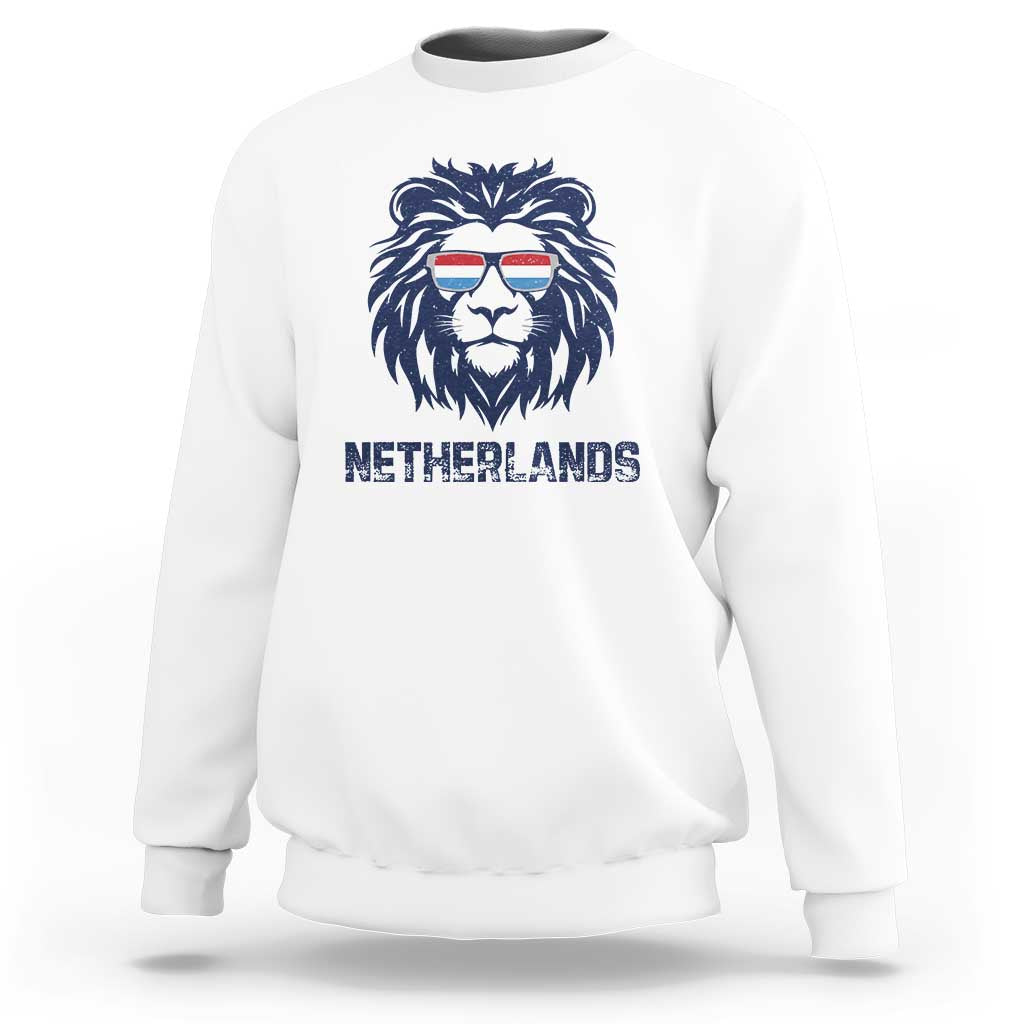 Cool Dutch Lion With Sunglasses Sweatshirt Netherlands Pride Gift