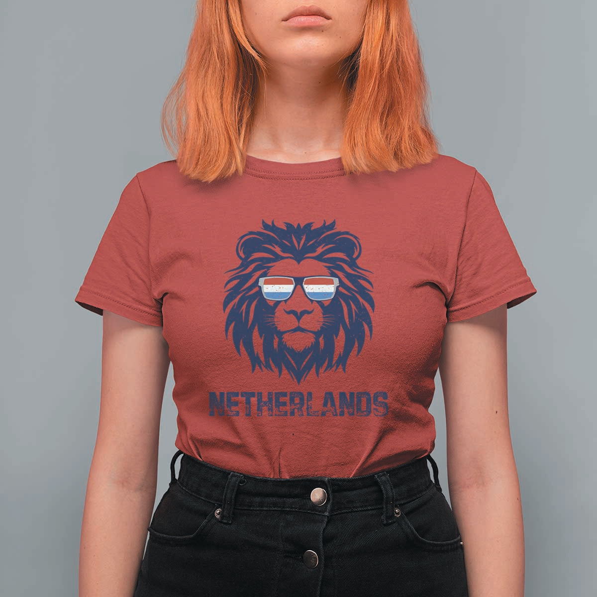 Cool Dutch Lion With Sunglasses T Shirt For Women Netherlands Pride Gift