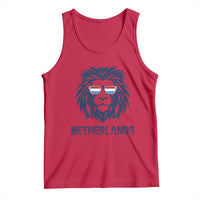 Cool Dutch Lion With Sunglasses Tank Top Netherlands Pride Gift