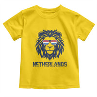 Cool Dutch Lion With Sunglasses Toddler T Shirt Netherlands Pride Gift