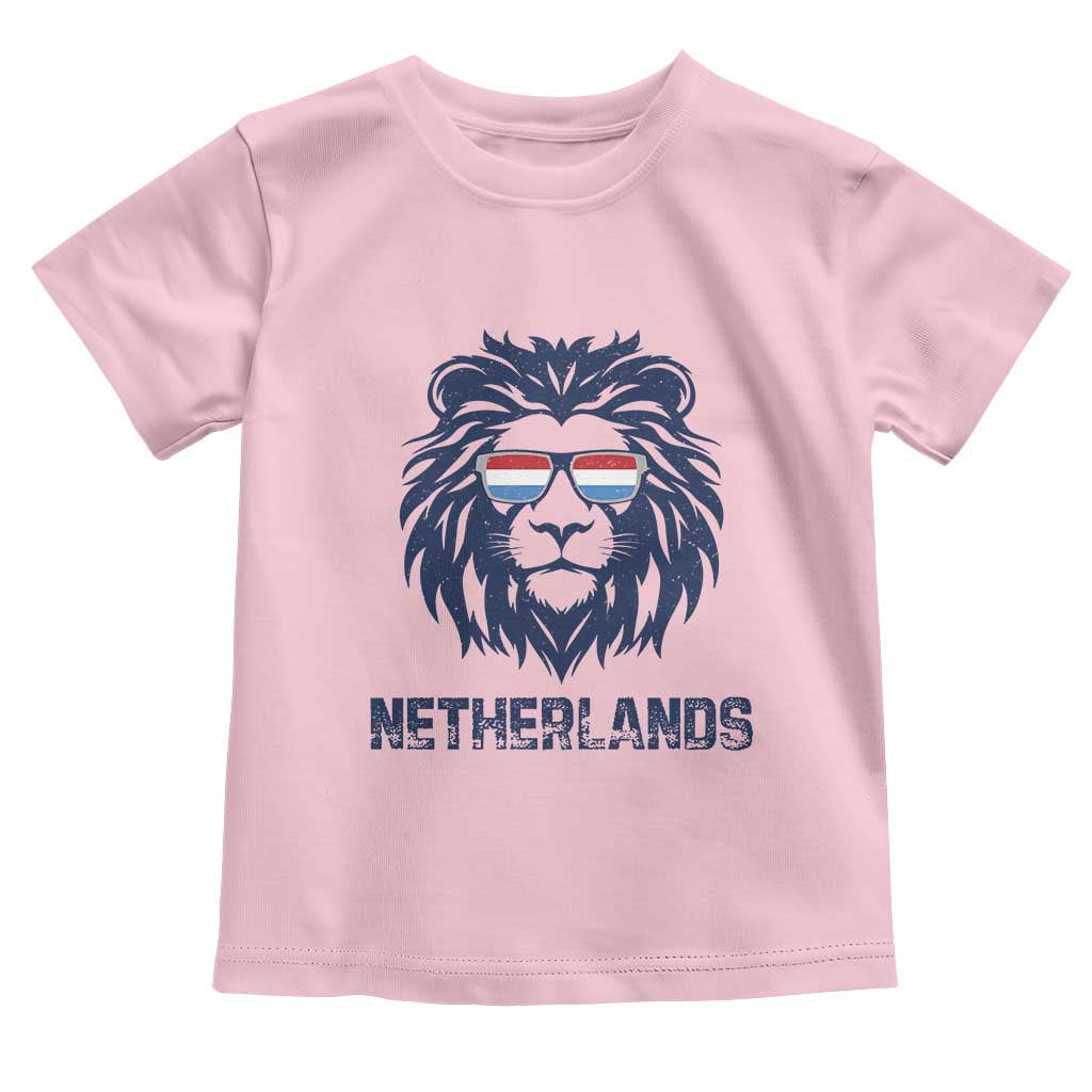 Cool Dutch Lion With Sunglasses Toddler T Shirt Netherlands Pride Gift