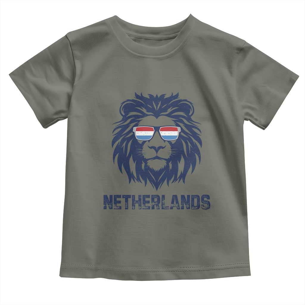 Cool Dutch Lion With Sunglasses Toddler T Shirt Netherlands Pride Gift