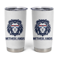 Cool Dutch Lion With Sunglasses Tumbler Cup Netherlands Pride Gift