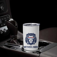 Cool Dutch Lion With Sunglasses Tumbler Cup Netherlands Pride Gift