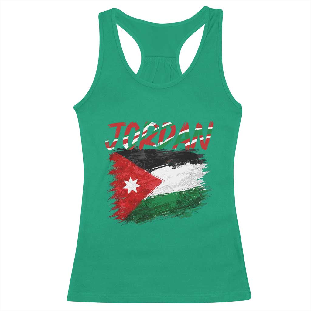 Vintage Jordan Pride Racerback Tank Top Proud Jordanian Roots Gift