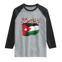 Vintage Jordan Pride Raglan Shirt Proud Jordanian Roots Gift