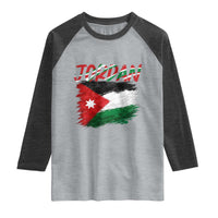 Vintage Jordan Pride Raglan Shirt Proud Jordanian Roots Gift