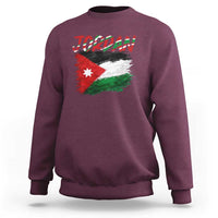 Vintage Jordan Pride Sweatshirt Proud Jordanian Roots Gift