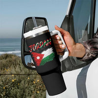 Vintage Jordan Pride Tumbler With Handle Proud Jordanian Roots Gift