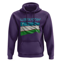 Vintage Uzbekistan Flag Hoodie Proud Uzbek Roots Gift