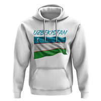 Vintage Uzbekistan Flag Hoodie Proud Uzbek Roots Gift