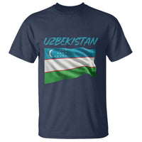 Vintage Uzbekistan Flag T Shirt Proud Uzbek Roots Gift