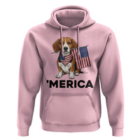 Patriotic Beagle Lover 4th Of July Dog Hoodie Merica Pride