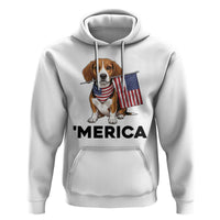 Patriotic Beagle Lover 4th Of July Dog Hoodie Merica Pride