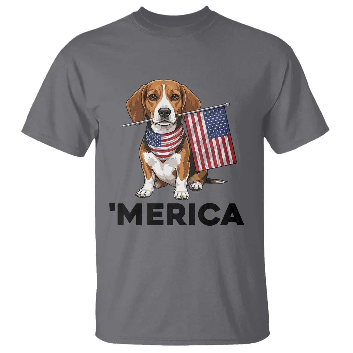 Patriotic Beagle Lover 4th Of July Dog T Shirt Merica Pride