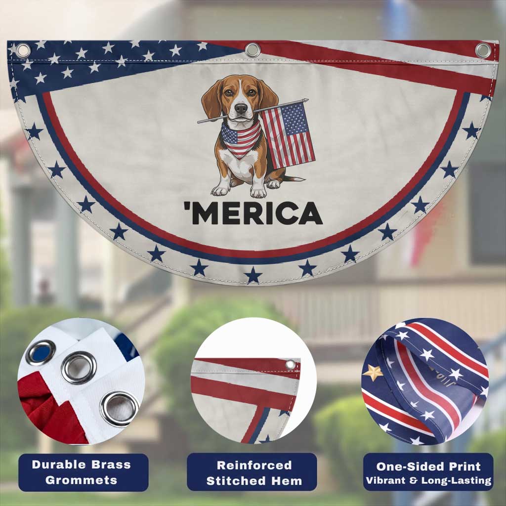 Beagle Lover 4th Of July Dog Patriotic Fan Flag Merica Pride