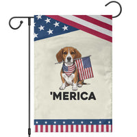 Beagle Lover 4th Of July Dog Patriotic Garden Flag Merica Pride