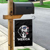 Funny Merica Beagle Lover 4th Of July Garden Flag Patriotic Dog Gift