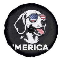 Funny Merica Beagle Lover 4th Of July Spare Tire Cover Patriotic Dog Gift