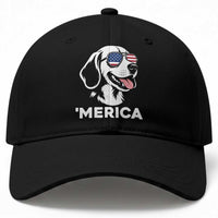Funny Merica Beagle Lover 4th Of July Baseball Cap Patriotic Dog Gift
