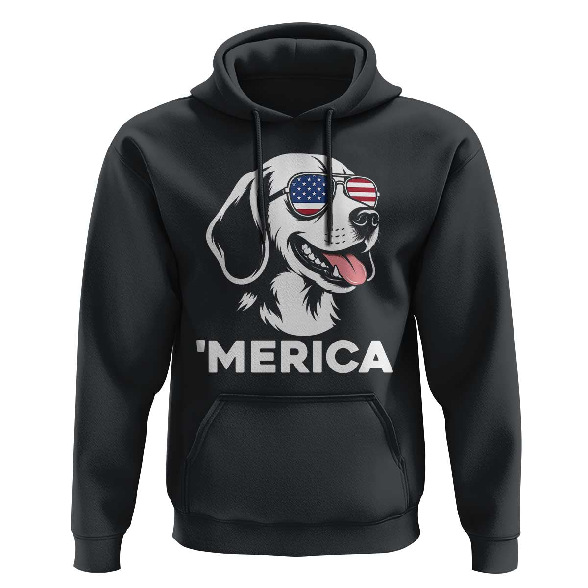 Funny Merica Beagle Lover 4th Of July Hoodie Patriotic Dog Gift