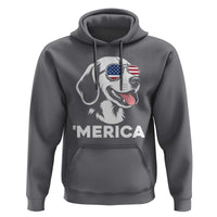Funny Merica Beagle Lover 4th Of July Hoodie Patriotic Dog Gift