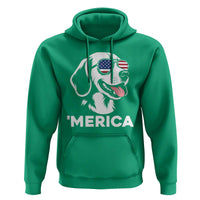 Funny Merica Beagle Lover 4th Of July Hoodie Patriotic Dog Gift