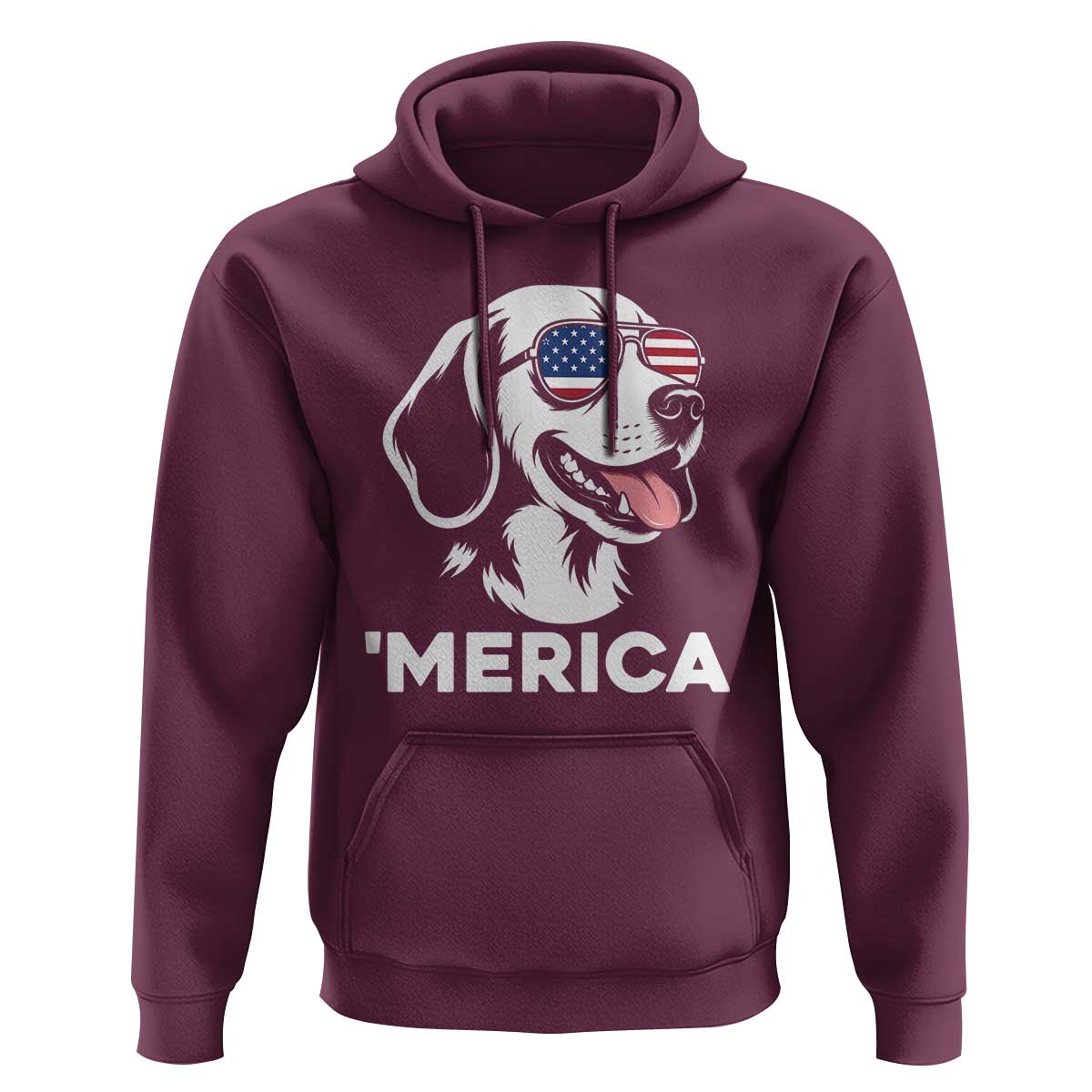 Funny Merica Beagle Lover 4th Of July Hoodie Patriotic Dog Gift