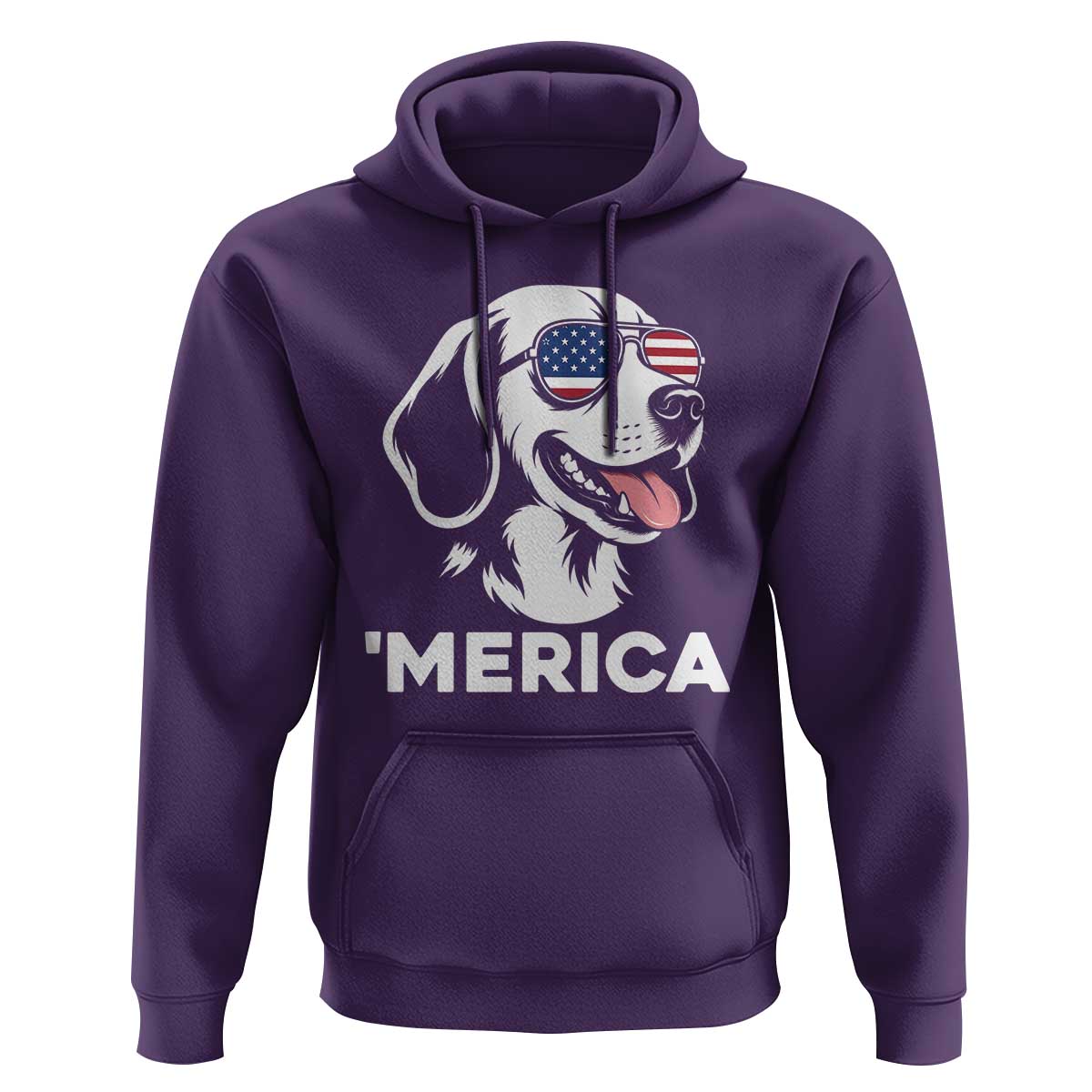 Funny Merica Beagle Lover 4th Of July Hoodie Patriotic Dog Gift