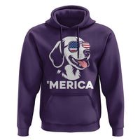 Funny Merica Beagle Lover 4th Of July Hoodie Patriotic Dog Gift