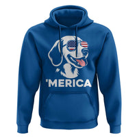Funny Merica Beagle Lover 4th Of July Hoodie Patriotic Dog Gift