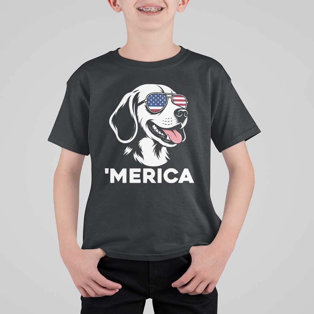 Funny Merica Beagle Lover 4th Of July T Shirt For Kid Patriotic Dog Gift
