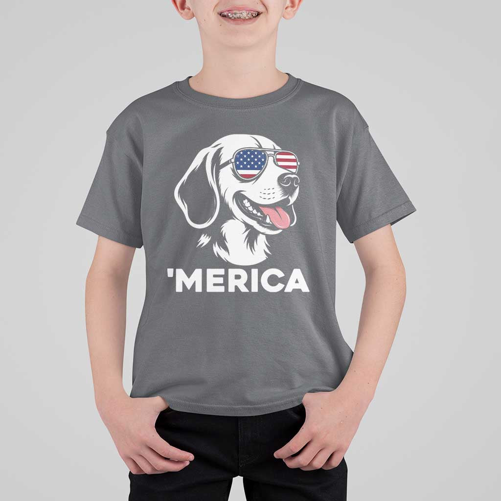 Funny Merica Beagle Lover 4th Of July T Shirt For Kid Patriotic Dog Gift