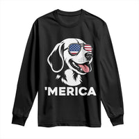 Funny Merica Beagle Lover 4th Of July Long Sleeve Shirt Patriotic Dog Gift