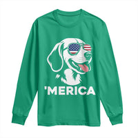 Funny Merica Beagle Lover 4th Of July Long Sleeve Shirt Patriotic Dog Gift